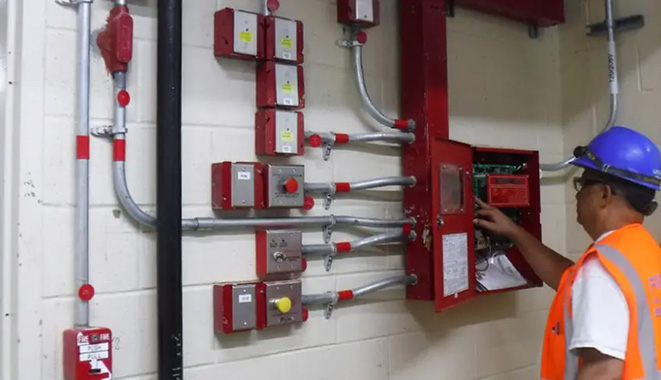 Handyman Commercial Fire Alarm System Installation