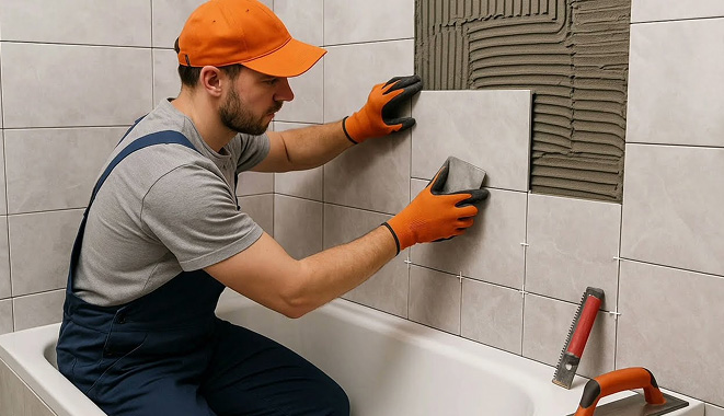 handyman Bathroom Tile Work