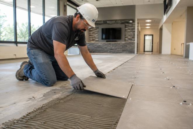 handyman Commercial Ceramic Tile Installation
